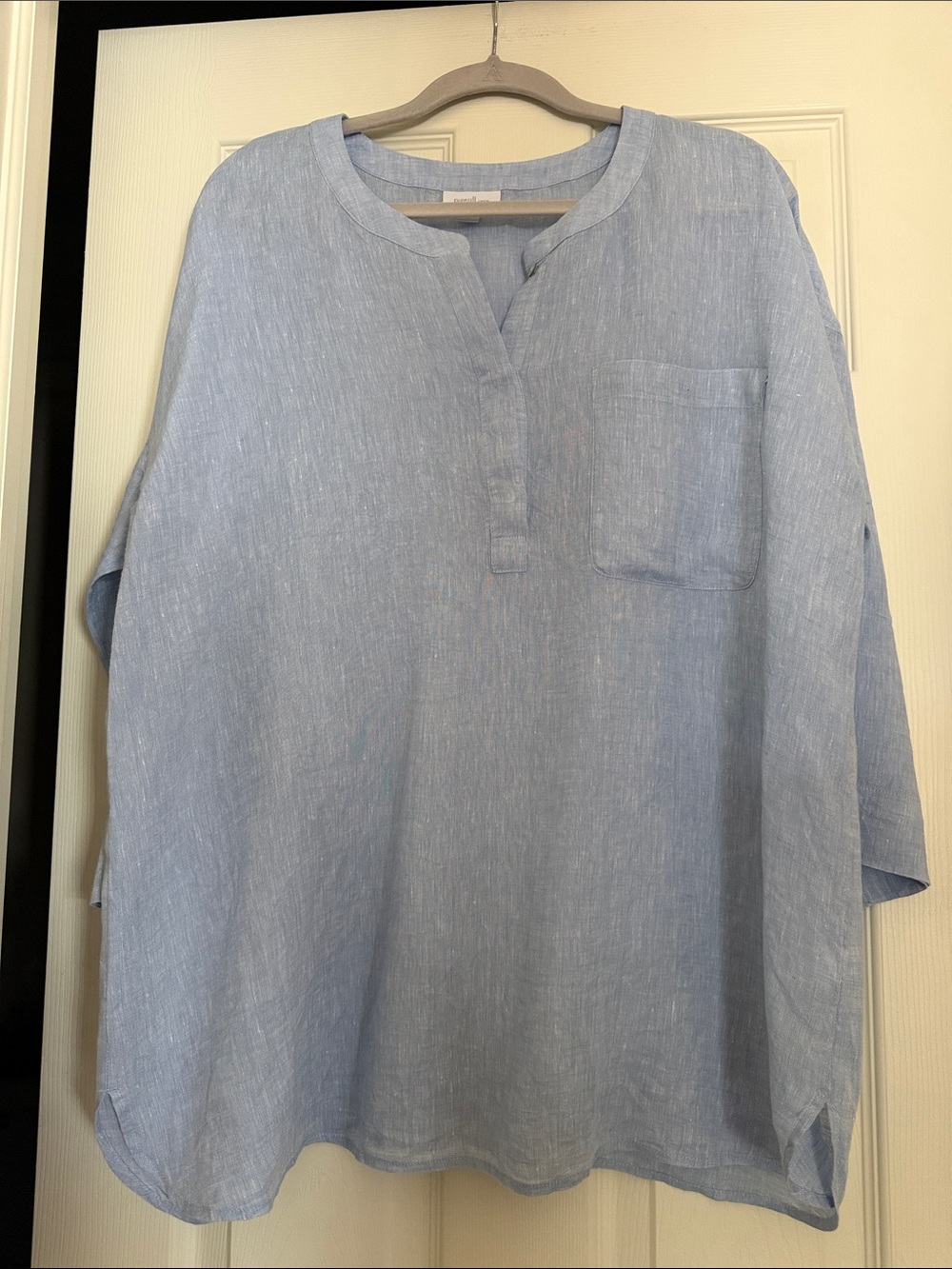 JJill Purejill linen tunic top